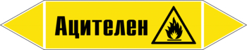 Маркировка трубопровода "ацителен" (пленка, 252х52 мм) - Маркировка трубопроводов - Маркировки трубопроводов "ГАЗ" - Магазин охраны труда и техники безопасности stroiplakat.ru